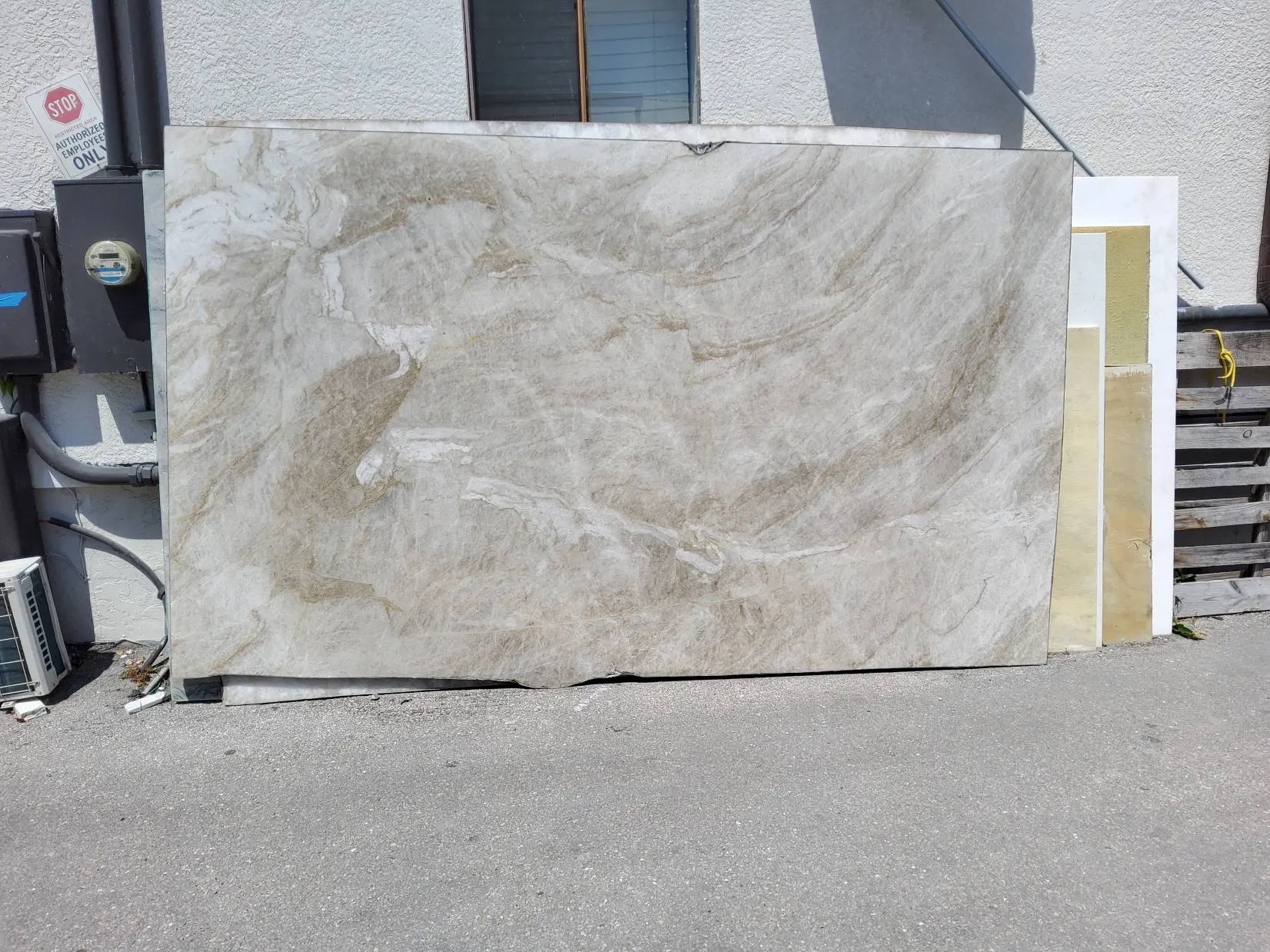 TAJ MAHAL · Quartzite · 3 cm · — · 130" x 76 1/2"