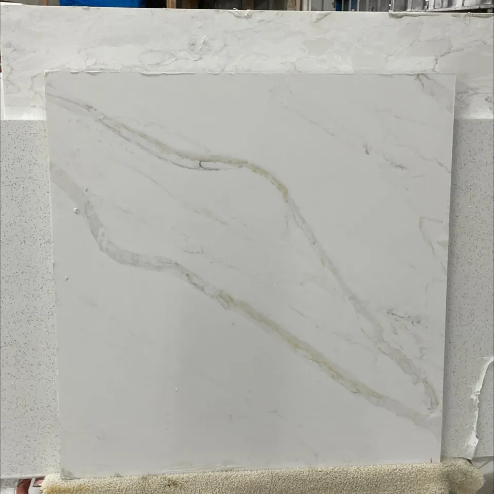 Calacata Marbella · Quartz · 3 cm · polish · 38" x 39"