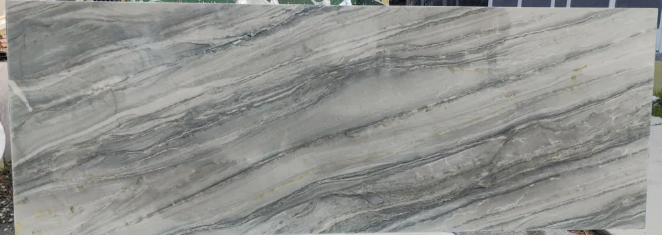 Platinum · Quartzite · 3 cm · polish · 119" x 43"