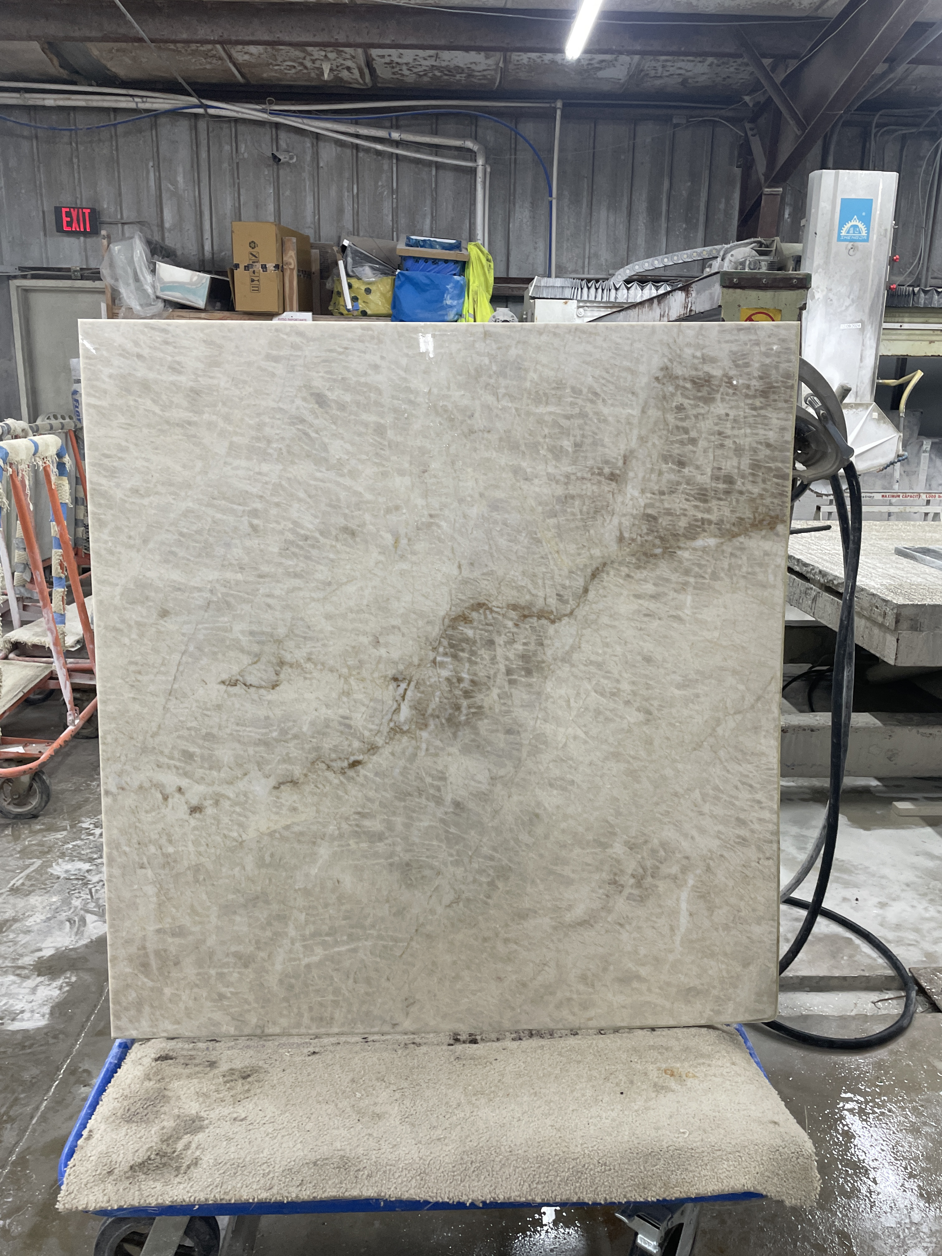 Taj Mahal · Quartzite · 3 cm · polish · 43 1/2" x 50 1/2"